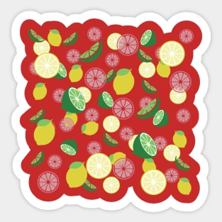 Lemon pattern Sticker